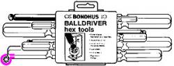 Hex Driver, Balldriver set metric 1.5-5m 