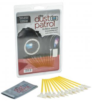 The Dust Patrol Sensor Cleaning Kit w. 12x Alpha Swabs Full Frame + Micro Fiber Cloth 