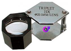 Loupe, Triplet 15X Hex 