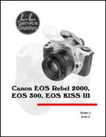 L.L. Service Guide - Canon EOS Rebel2000 